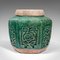 Antique Japanese Hexagonal Glazed Earthenware Spice Jar, Image 2