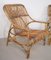 Chaises en Bambou, Italie, 1960s, Set de 2 3