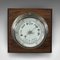 Antikes englisches Schottometer Barometer aus Messing 1
