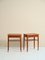 Tables de Chevet Vintage Scandinaves, Set de 2 2