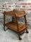 Vintage Oak Veneer Serving Cart, 1970s, Image 3