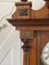 Orologio da parete vittoriano antico in legno di noce intagliato di Gustav Becker, Vienna, Immagine 8