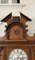 Orologio da parete vittoriano antico in legno di noce intagliato di Gustav Becker, Vienna, Immagine 6