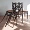 No. 62 Dining Chairs by Fischel, 1910s, Set of 4 2