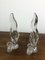 Vintage Crystal Flame Candleholders, 1960s, Set of 2 4