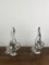 Vintage Crystal Flame Candleholders, 1960s, Set of 2, Image 7