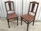 Art Nouveau Leather Chairs, 1920s, Set of 2 8