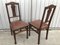 Art Nouveau Leather Chairs, 1920s, Set of 2, Image 11