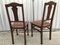 Art Nouveau Leather Chairs, 1920s, Set of 2 16