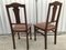 Art Nouveau Leather Chairs, 1920s, Set of 2, Image 16