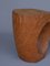 Contemporary Sculptural Carved Wooden Stools, Set of 2 7