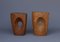Contemporary Sculptural Carved Wooden Stools, Set of 2 13