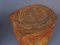 Contemporary Sculptural Carved Wooden Stools, Set of 2 6