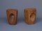 Contemporary Sculptural Carved Wooden Stools, Set of 2 10