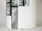 Portaombrelli Mid-Century in rame smaltato bianco e nero, Italia, anni '60, Immagine 5