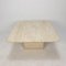 Table Basse en Travertin, Italie, 1980s 2