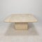 Table Basse en Travertin, Italie, 1980s 8