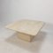 Italian Travertine Coffee Table, 1980s, Image 4