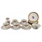 Golden Basket Coffee Service for Five People from Royal Copenhagen, Set of 17 1