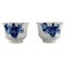 Blue Flower Angular Cups Without Handles from Royal Copenhagen, Set of 2 1