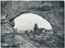 Arches National Park, Stati Uniti, Stati Uniti, anni '60, fotografia in bianco e nero, Immagine 1