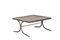 Industrial Style Coffee Table in Silver & Leather, 1970s, Image 1