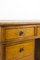 Schreibtisch aus Kiefernholz mit zwei Sockeln, 1880er 7
