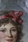 Direttorio di giovane donna, XIX secolo, olio su tela, in cornice, Immagine 2