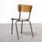 French Model 510 School Dining Chairs from Mullca, 1960, Set of 13 7