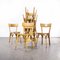 French Blonde Slim Back Bentwood Dining Chairs from Baumann, 1950, Set of 9, Image 6