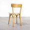 French Blonde Slim Back Bentwood Dining Chairs from Baumann, 1950, Set of 9 8
