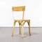 French Blonde Slim Back Bentwood Dining Chairs from Baumann, 1950s, Set of 6 8