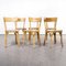 French Blonde Slim Back Bentwood Dining Chairs from Baumann, 1950s, Set of 6 4