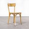 French Blonde Slim Back Bentwood Dining Chairs from Baumann, 1950s, Set of 6 1