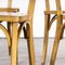 French Blonde Slim Back Bentwood Dining Chairs from Baumann, 1950s, Set of 6 6