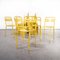 French Yellow T2 Metal Outdoor Dining Chair from Tolix, 1950 4