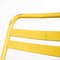French Yellow T2 Metal Outdoor Dining Chair from Tolix, 1950 6