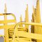 French Yellow T2 Metal Outdoor Dining Chair from Tolix, 1950 2