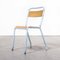 French Powder Blue Dining Chair from Tolix, 1950s, Set of 8 1