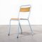 French Powder Blue Dining Chair from Tolix, 1950s, Set of 8, Image 1