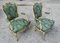 Louis XV White & Gold Lacquered Armchairs, Italy, 1950, Set of 2 2
