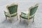Louis XV White & Gold Lacquered Armchairs, Italy, 1950, Set of 2 4
