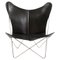 Schwarzer Trifolium Stuhl aus Stahl von Ox Denmarq 1