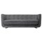 Anthracite Sheepskin and Smoked Oak Vilhelm Sofa from by Lassen 1