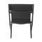 Schwarz gebeizter Eiche und schwarzer Leder Saxe Chair von by Lassen 4