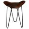 Mocca and Black Trifolium Stool by Ox Denmarq 1