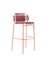 Purple Cielo Bar Stool by Sebastian Herkner, Set of 4, Image 2