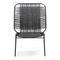 Black Cielo Lounge High Chair by Sebastian Herkner, Set of 4 3