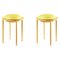 Yellow Cana Stool by Pauline Deltour, Set of 2, Image 1