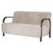 Moonlight Sheepskin Arch 2 Seater Sofa by Mazo Design 1